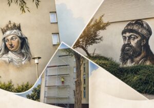 Trzeci mural nabiera kształtów