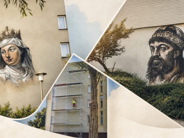 Trzeci mural nabiera kształtów