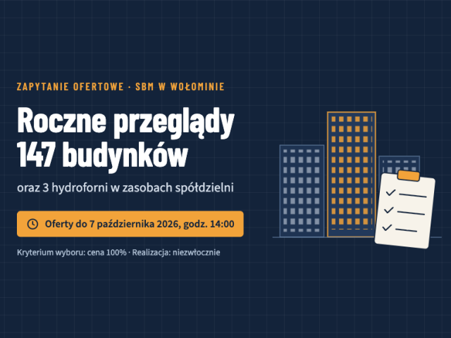 Zapytanie ofertowe – Roczne przeglądy budowlane